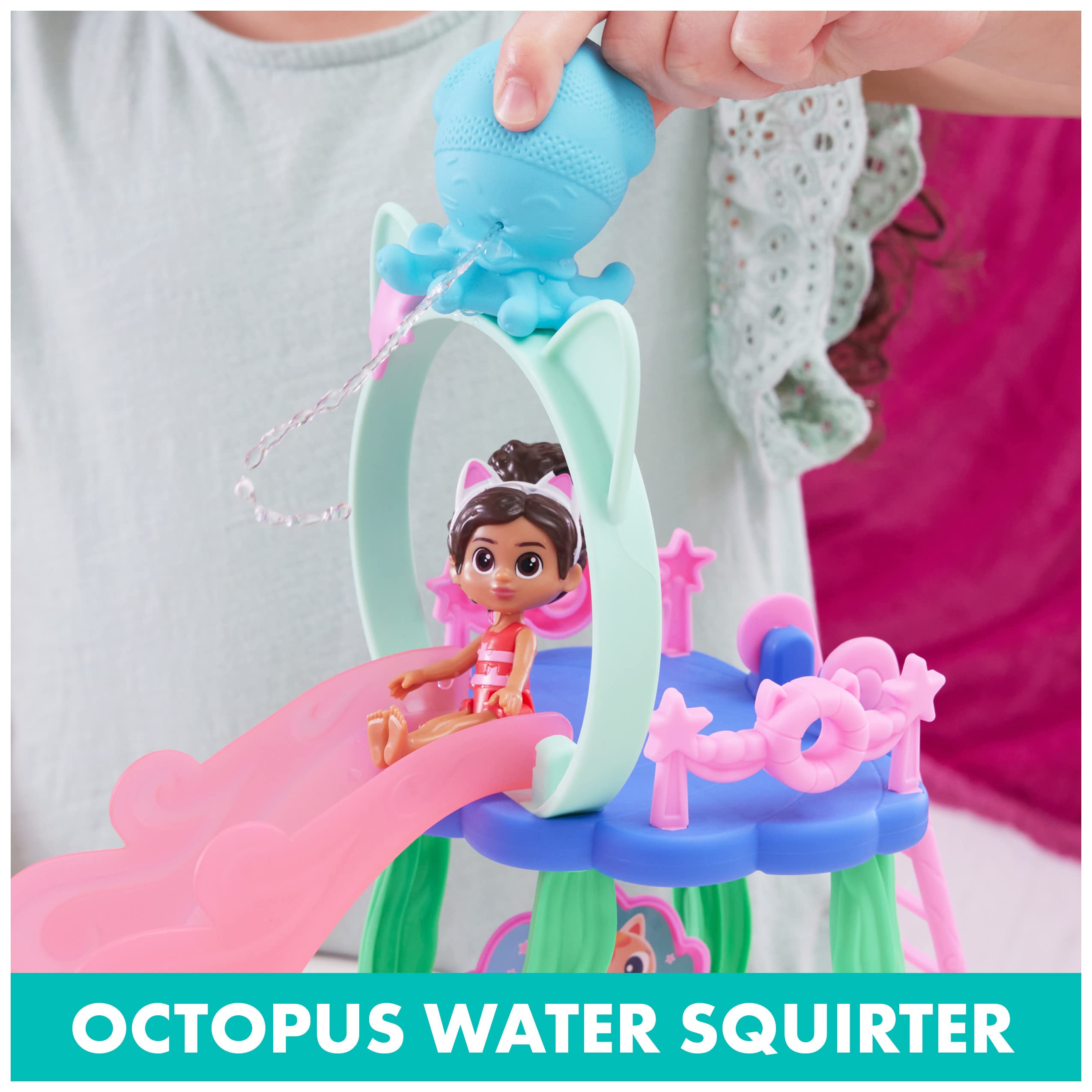 Foto 8 pulgar | Playset Gabby's Dollhouse Pur-rific Pool Con Gabby Y Mercat - Venta Internacional.