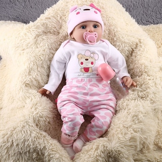 Foto 1 | Reborn Baby Doll Kids, Juego De 6 Piezas, Vinilo, 55 Cm, Diseño Realista - Venta Internacional.