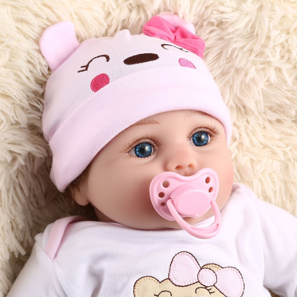 Foto 3 pulgar | Reborn Baby Doll Kids, Juego De 6 Piezas, Vinilo, 55 Cm, Diseño Realista - Venta Internacional.