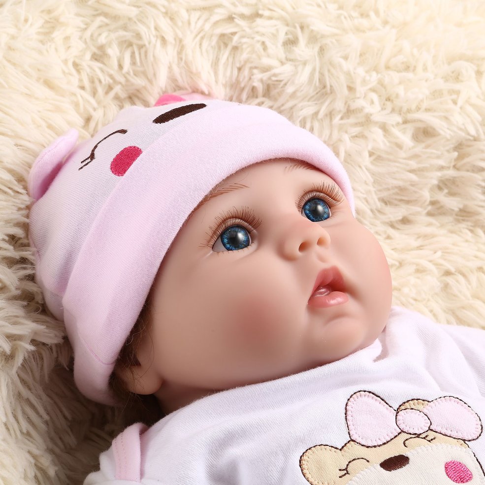 Foto 5 pulgar | Reborn Baby Doll Kids, Juego De 6 Piezas, Vinilo, 55 Cm, Diseño Realista - Venta Internacional.