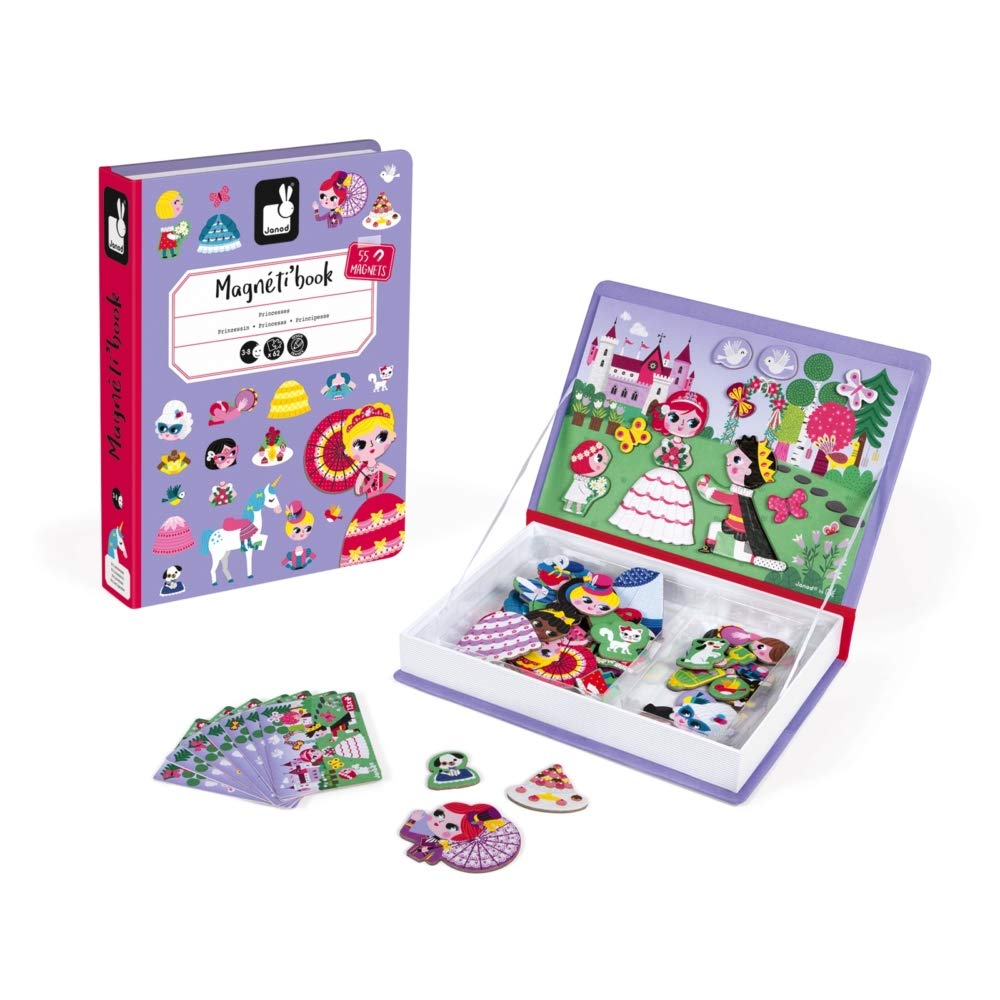 Juego De Disfraces Magnetic Princess Disfraces Janod, 63 Unidades, 3 O Más - Venta Internacional.