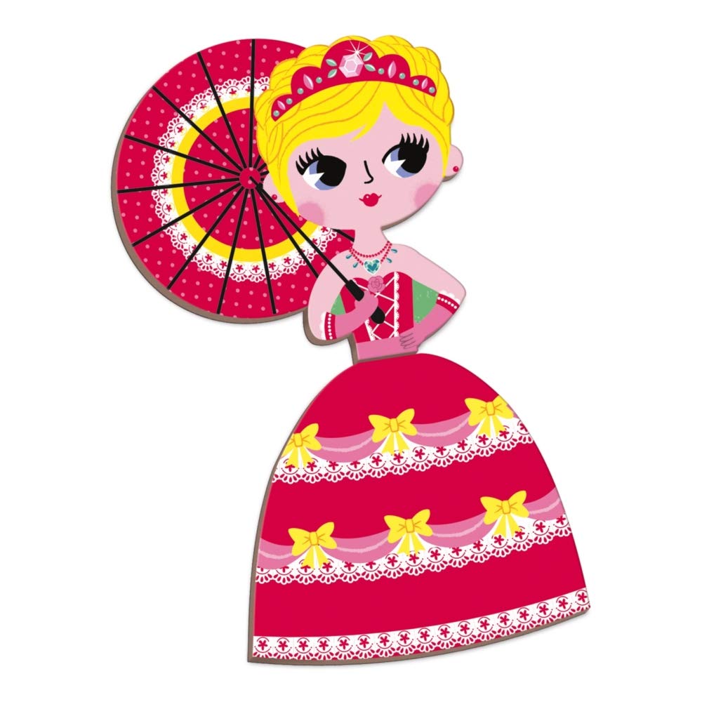 Foto 5 | Juego De Disfraces Magnetic Princess Disfraces Janod, 63 Unidades, 3 O Más - Venta Internacional.