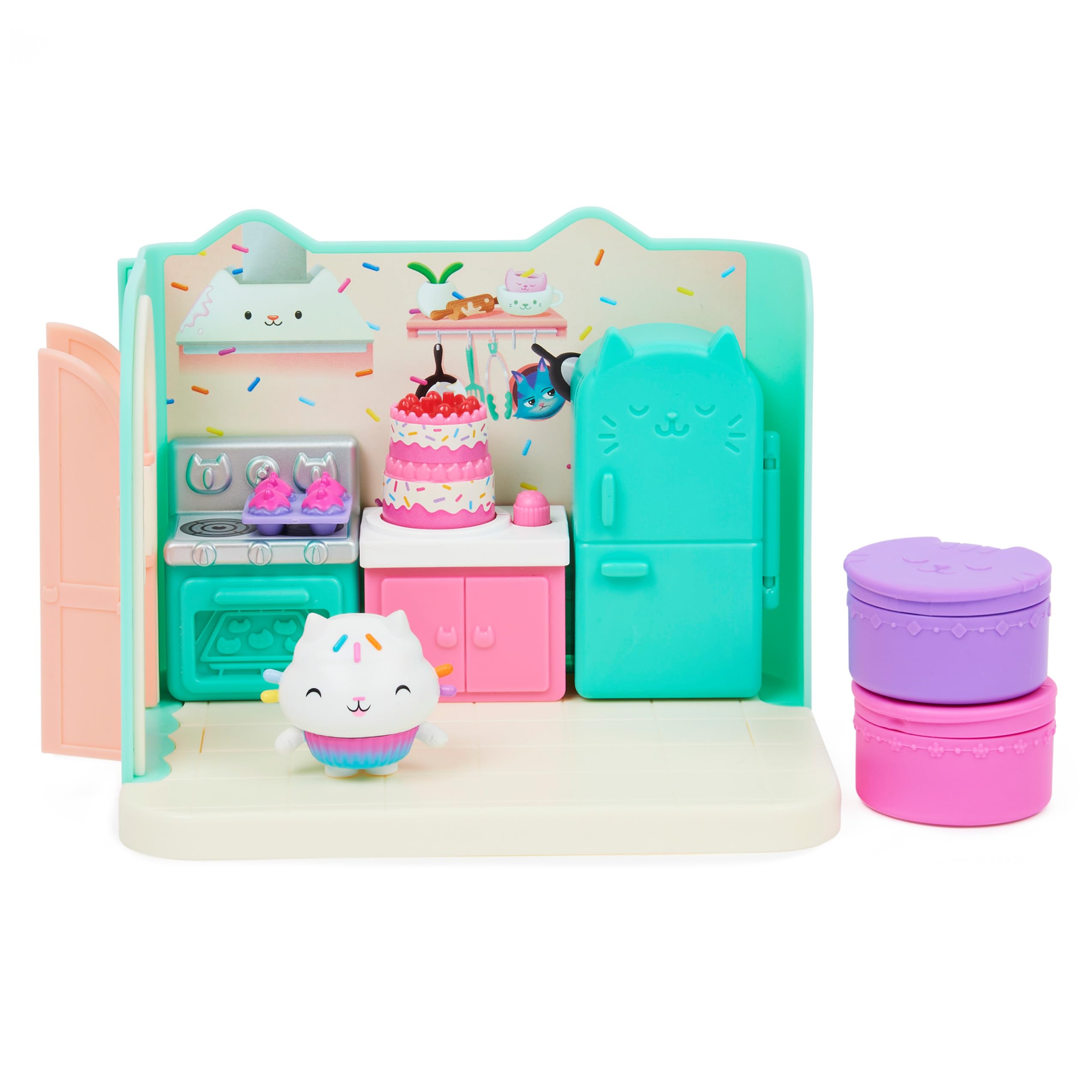 Foto 2 pulgar | Toy Gabby's Dollhouse Bakley With Cakey Kitchen Con Figura - Venta Internacional.