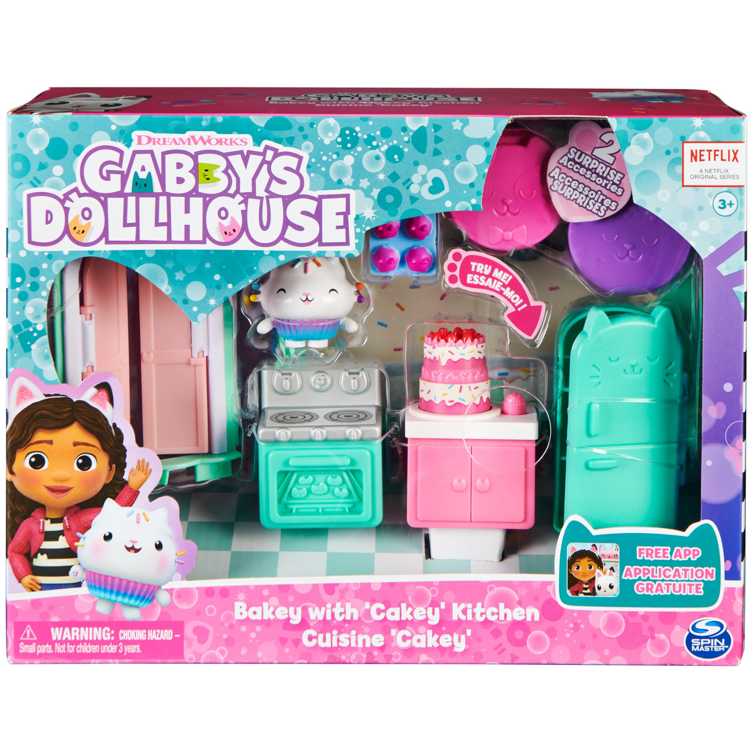 Foto 3 pulgar | Toy Gabby's Dollhouse Bakley With Cakey Kitchen Con Figura - Venta Internacional.