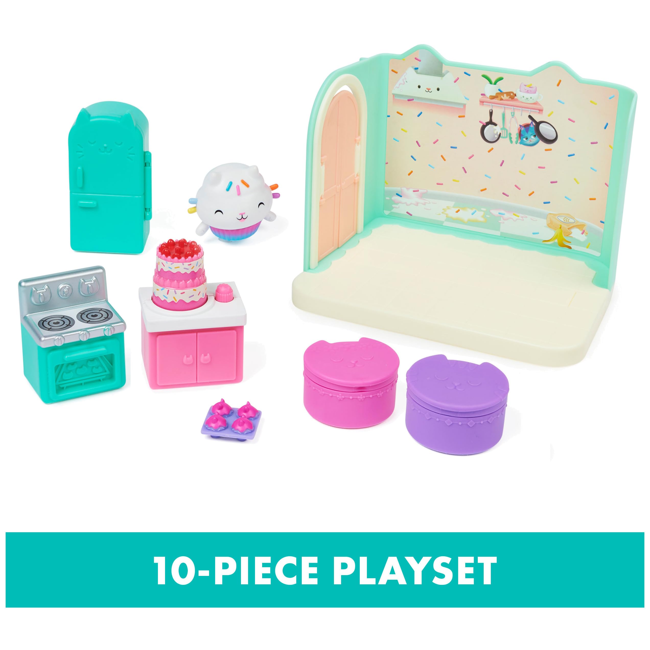 Foto 4 pulgar | Toy Gabby's Dollhouse Bakley With Cakey Kitchen Con Figura - Venta Internacional.