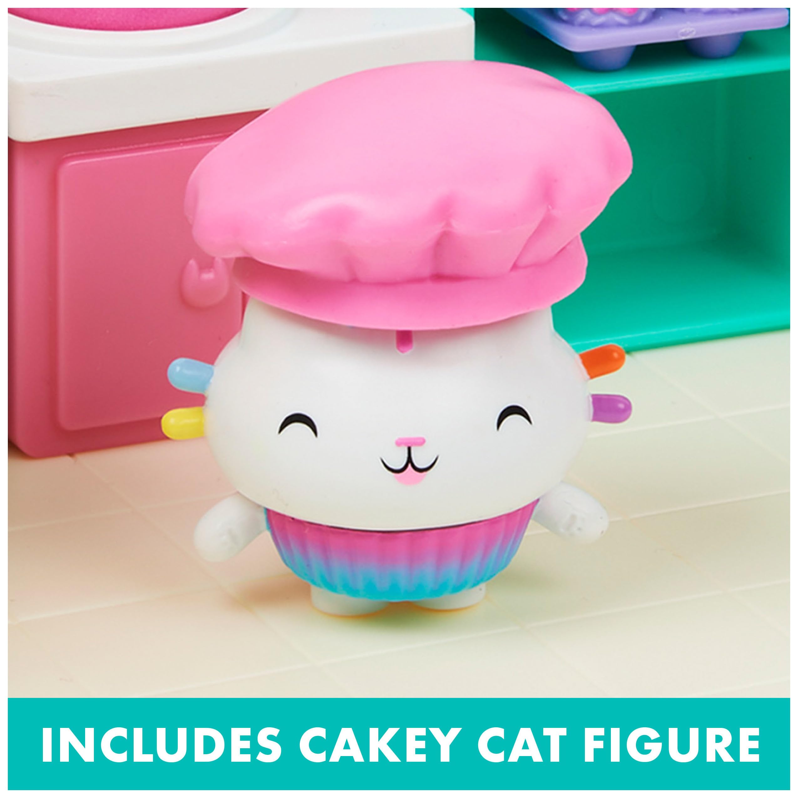 Foto 6 pulgar | Toy Gabby's Dollhouse Bakley With Cakey Kitchen Con Figura - Venta Internacional.