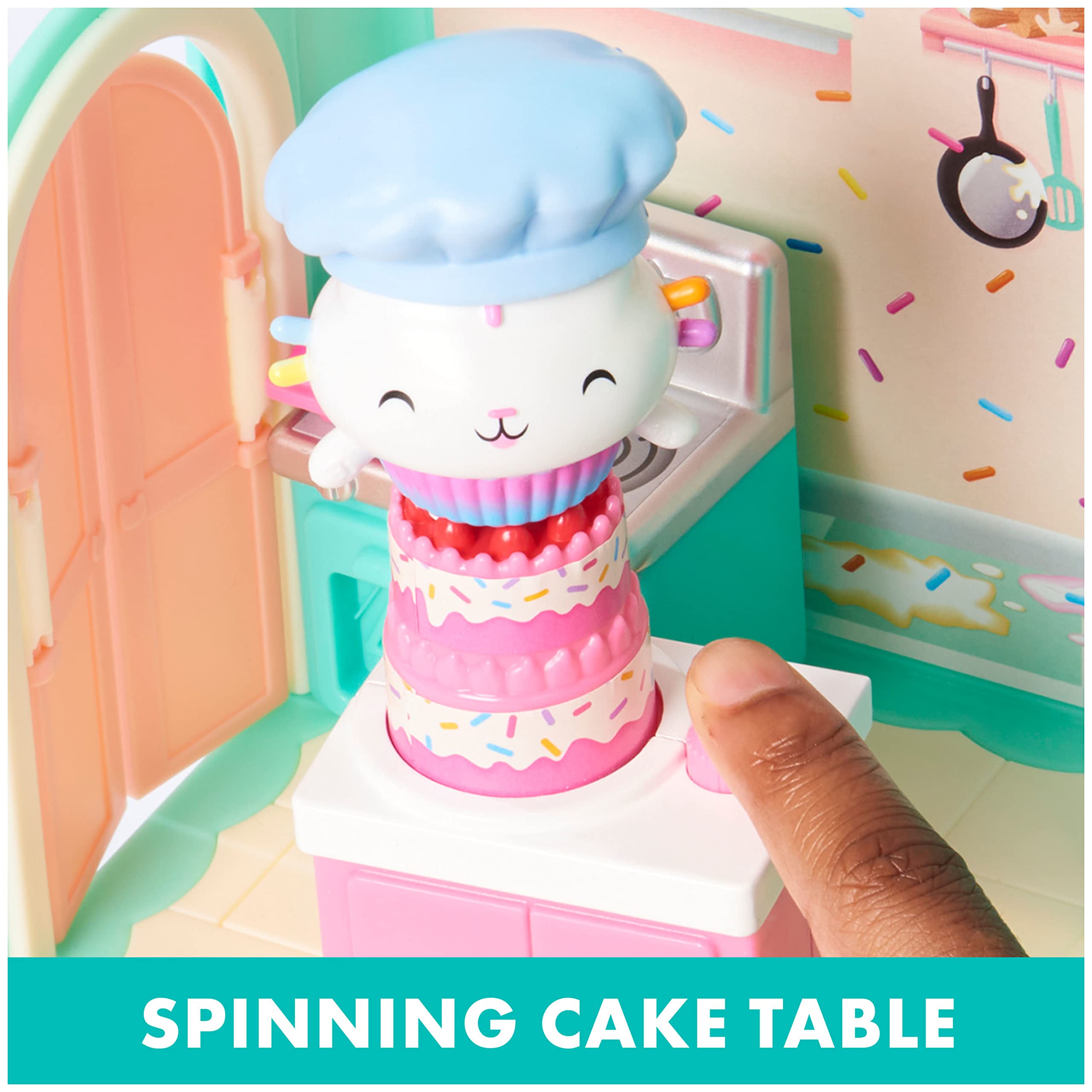 Foto 7 pulgar | Toy Gabby's Dollhouse Bakley With Cakey Kitchen Con Figura - Venta Internacional.