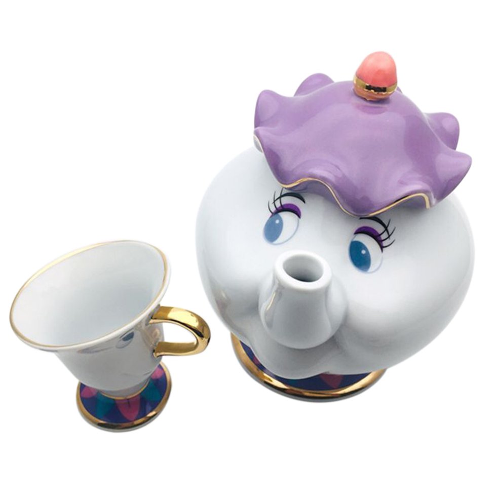 Foto 2 pulgar | Taza Con Dibujos Animados De Mrs Potts Chip Tea La Bella Y La Bestia - Venta Internacional.