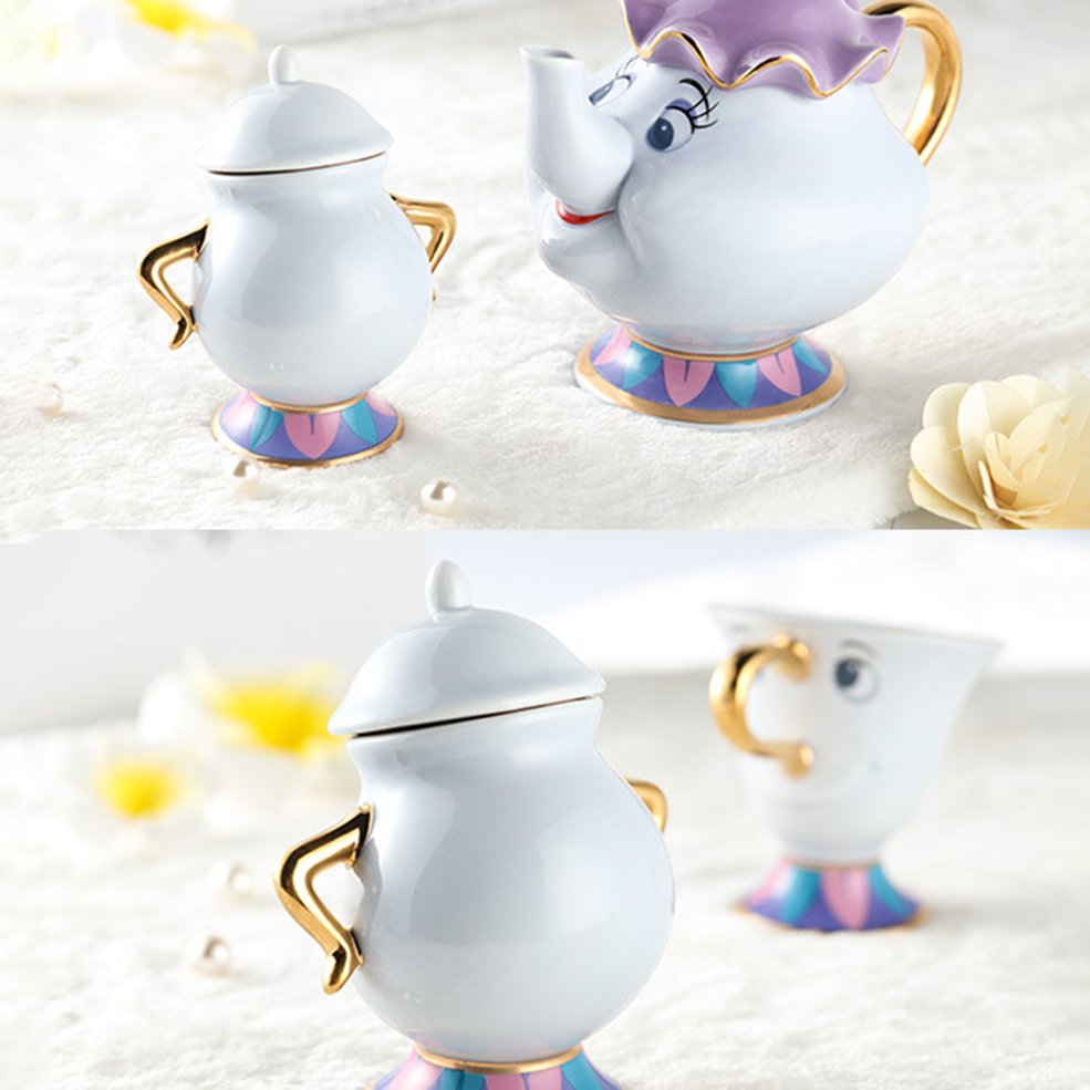 Foto 5 pulgar | Taza Con Dibujos Animados De Mrs Potts Chip Tea La Bella Y La Bestia - Venta Internacional.