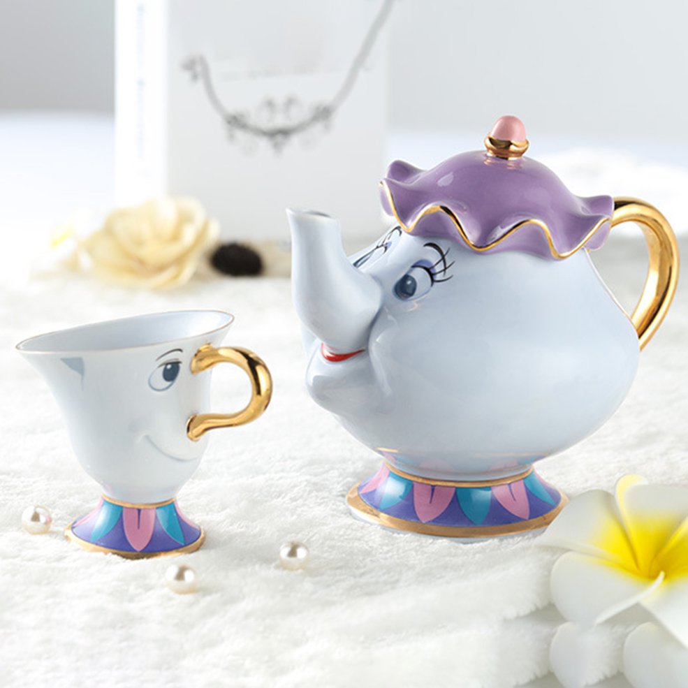 Foto 6 pulgar | Taza Con Dibujos Animados De Mrs Potts Chip Tea La Bella Y La Bestia - Venta Internacional.