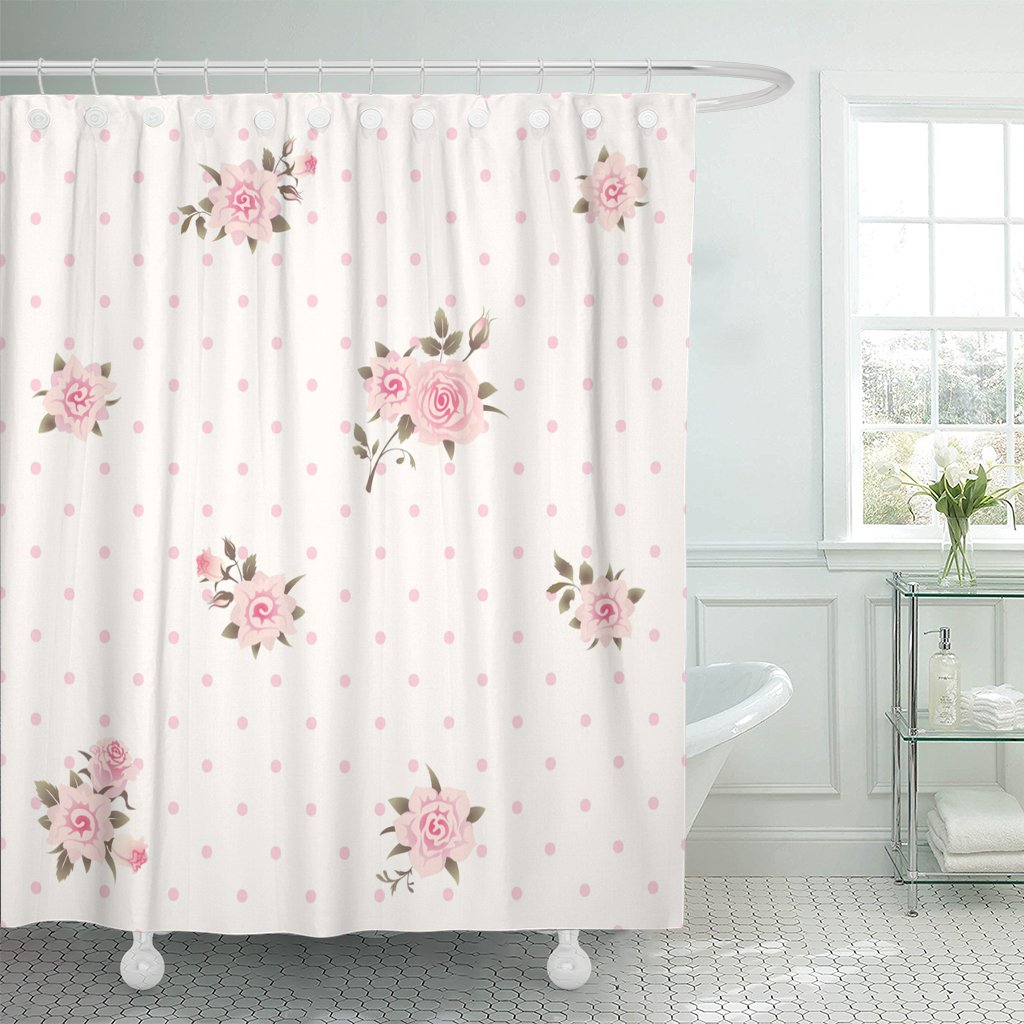 Foto 3 | Cortina De Ducha Estilo Shabby Chic Con Forma De Flor Para Niña, 90-180 X 180-240 Cm - Venta Internacional.