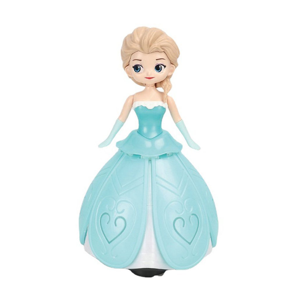 Muñeca Bailarina Princesa Elsa Frozen 2 Con Linternas Y Música - Venta Internacional.