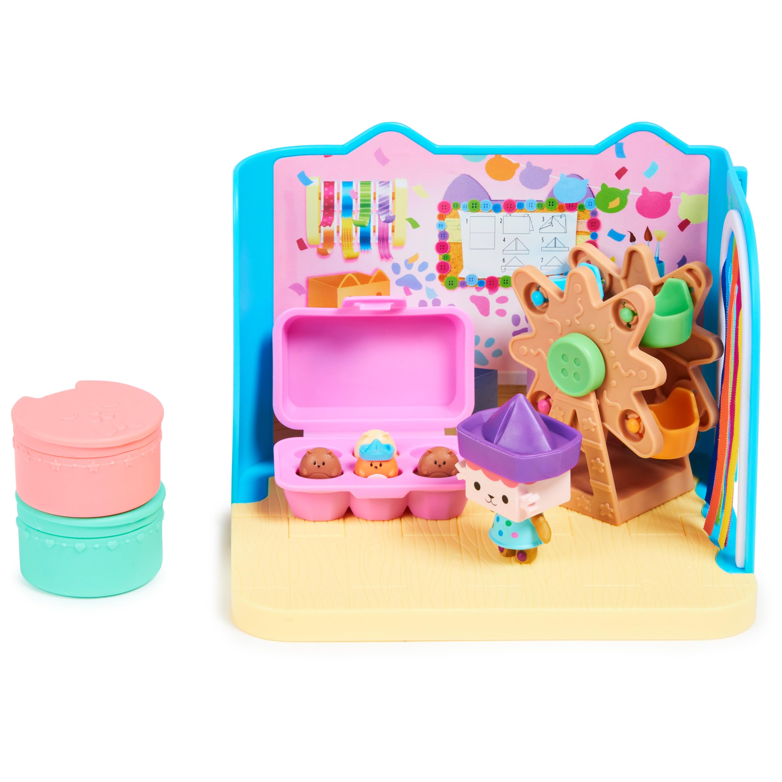 Caja Para Bebés Toy Gabby's Dollhouse Cat Craft-a-riffic Room De Más De 3 Años - Venta Internacional.