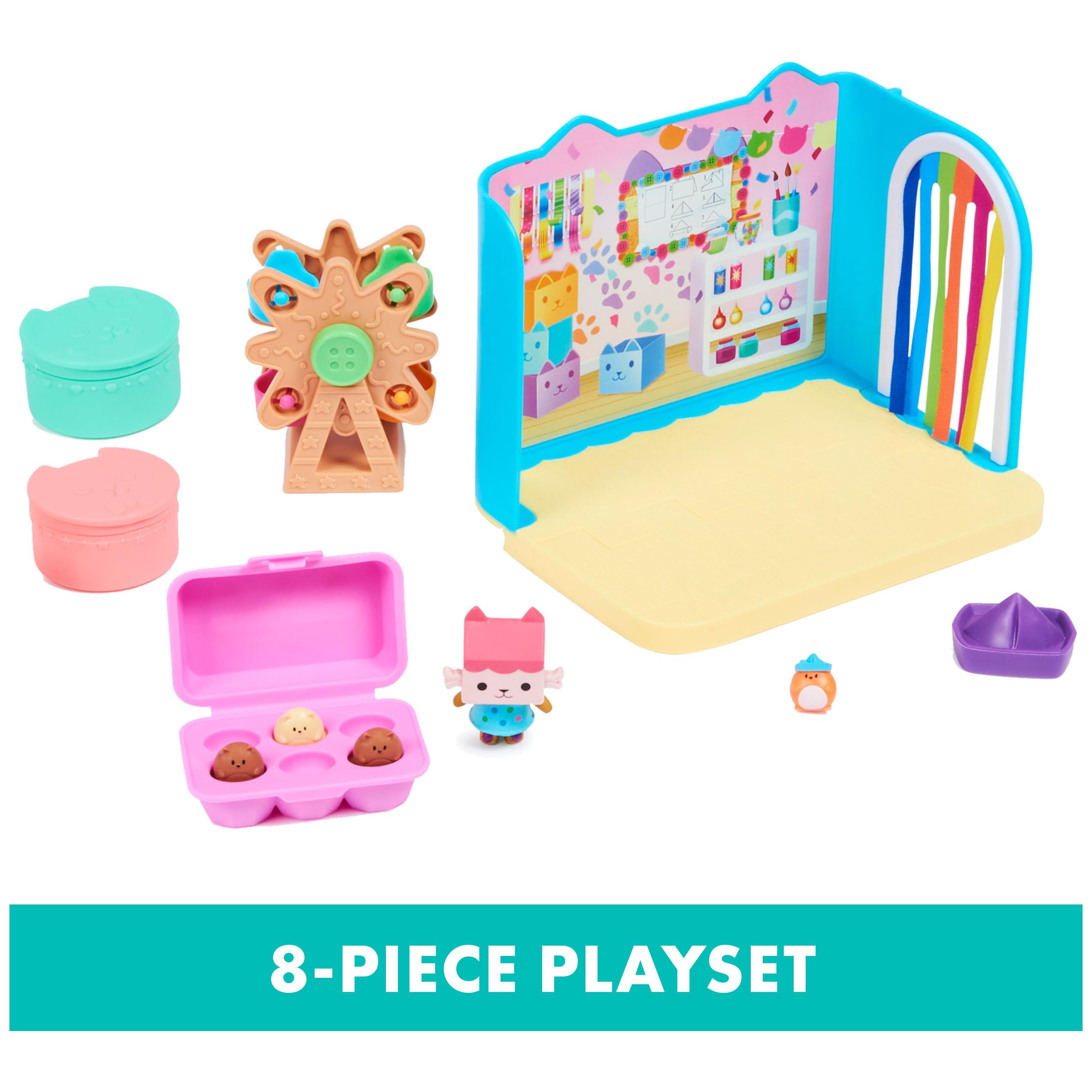 Foto 4 pulgar | Caja Para Bebés Toy Gabby's Dollhouse Cat Craft-a-riffic Room De Más De 3 Años - Venta Internacional.