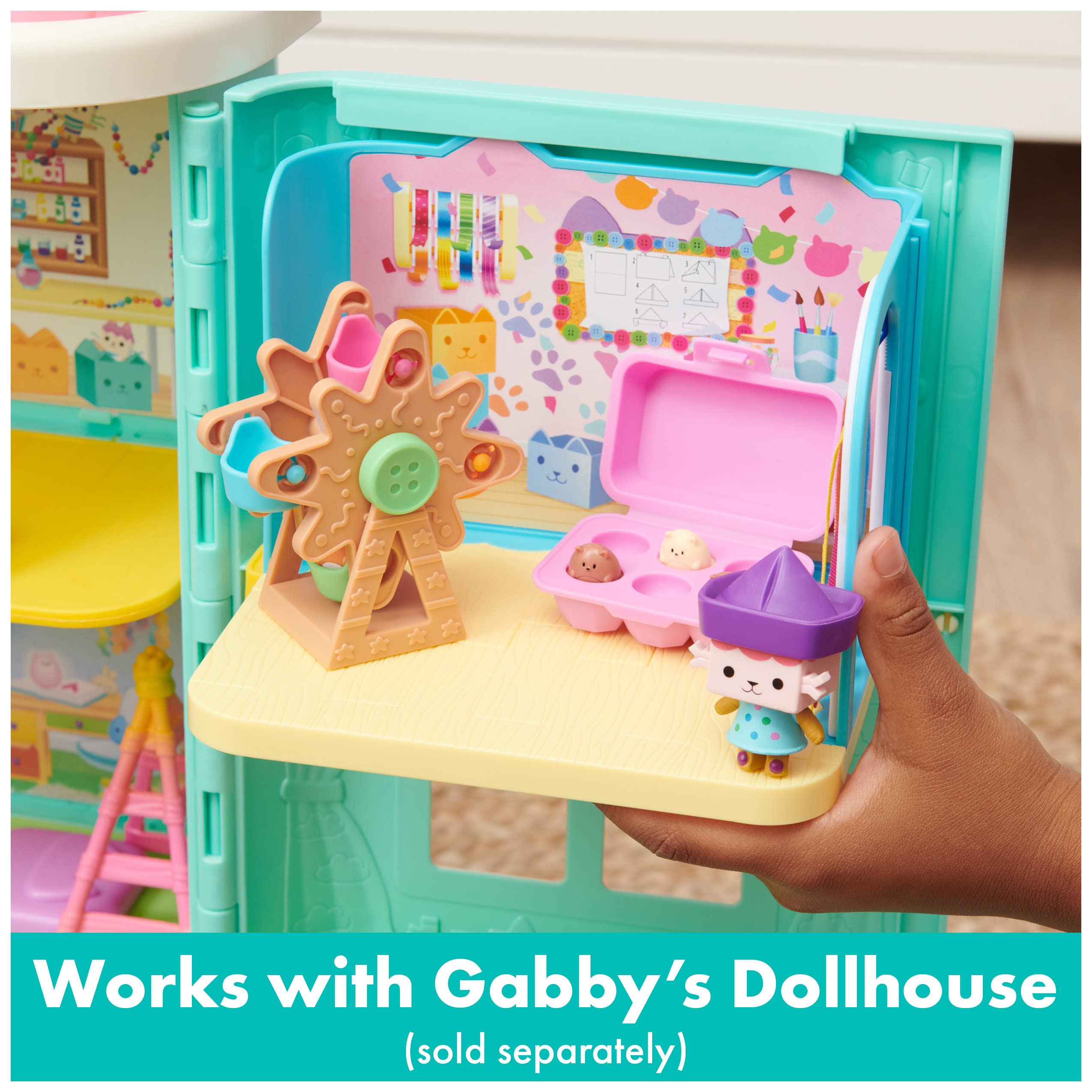 Foto 5 pulgar | Caja Para Bebés Toy Gabby's Dollhouse Cat Craft-a-riffic Room De Más De 3 Años - Venta Internacional.
