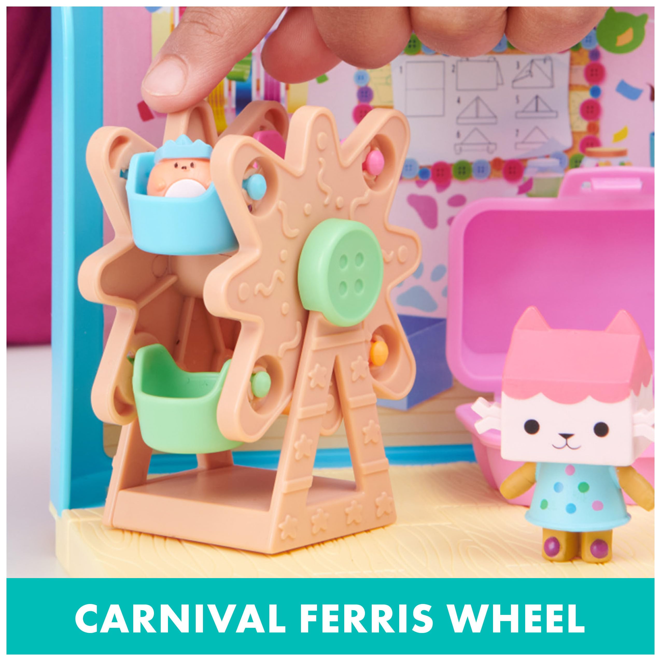 Foto 6 | Caja Para Bebés Toy Gabby's Dollhouse Cat Craft-a-riffic Room De Más De 3 Años - Venta Internacional.