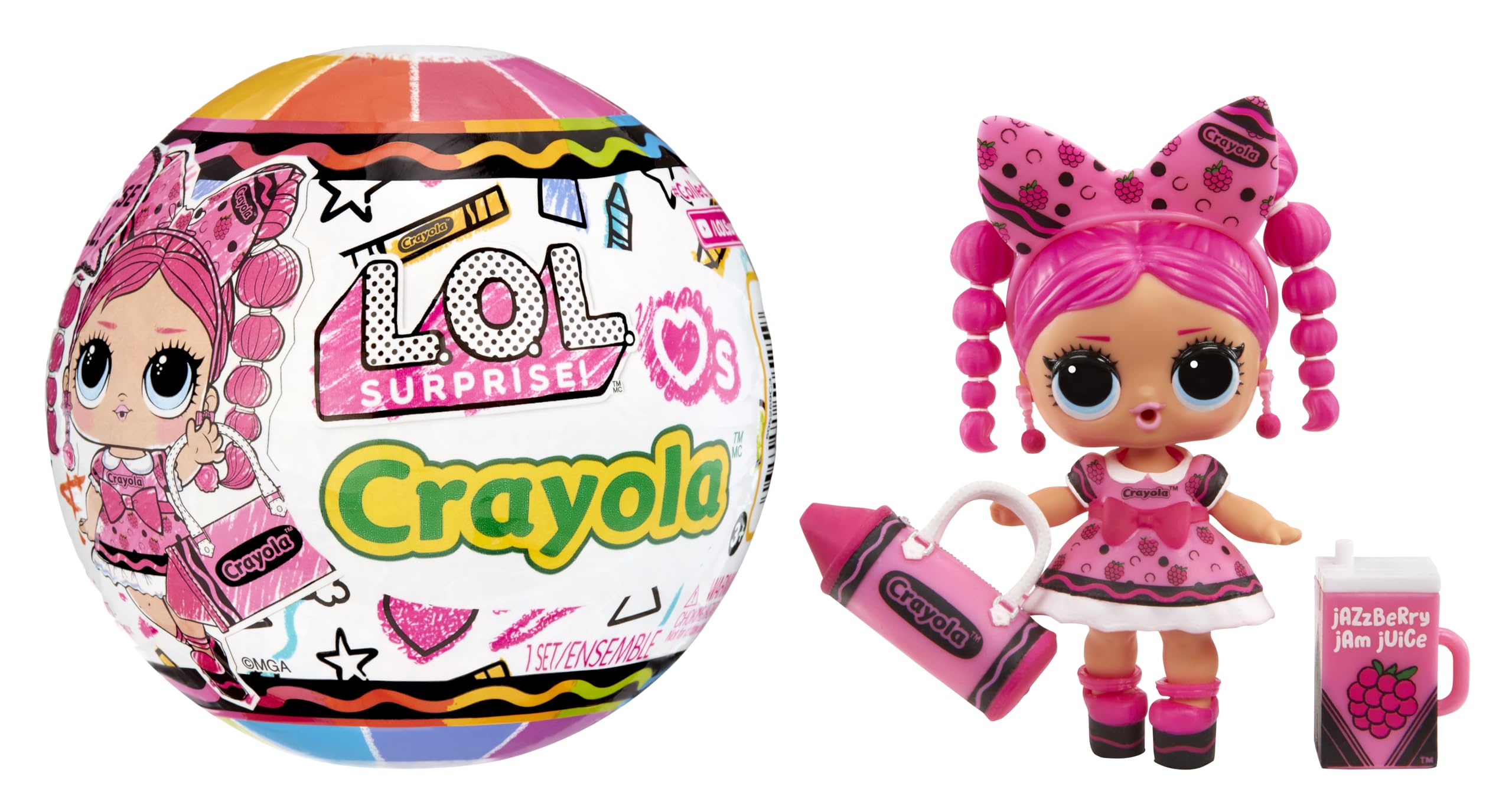 ¡sorpresa De Toy L.o.l.! Le Encantan Los Crayola Tots Con Muñeca Coleccionable - Venta Internacional.