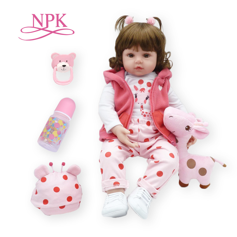 Foto 2 pulgar | Muñeca Reborn, Bonita, 46 Cm, Con Ropa, Biberón Y Chupete - Venta Internacional.