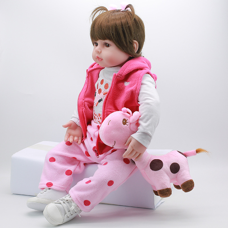 Foto 5 pulgar | Muñeca Reborn, Bonita, 46 Cm, Con Ropa, Biberón Y Chupete - Venta Internacional.