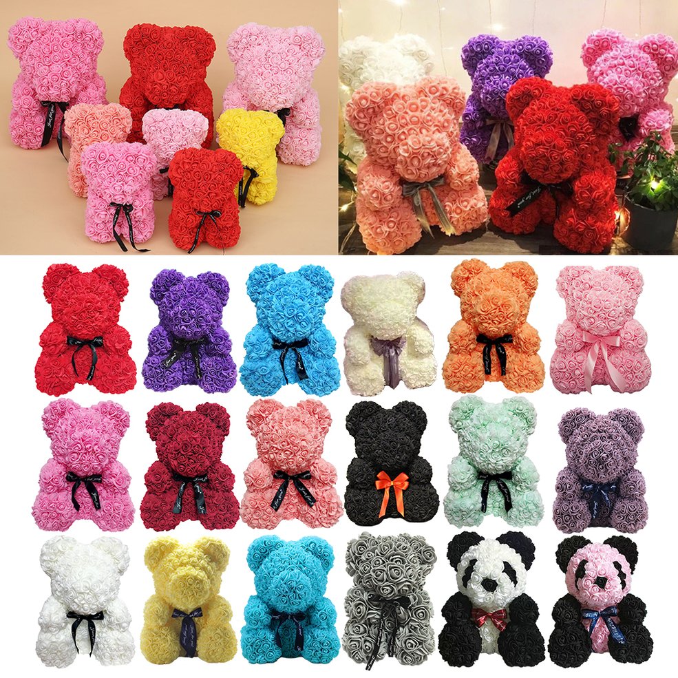 Foto 3 pulgar | Muñeca Eternal Hug Rose Bear Pe, Flor Eterna, Regalo De Cumpleaños - Venta Internacional.