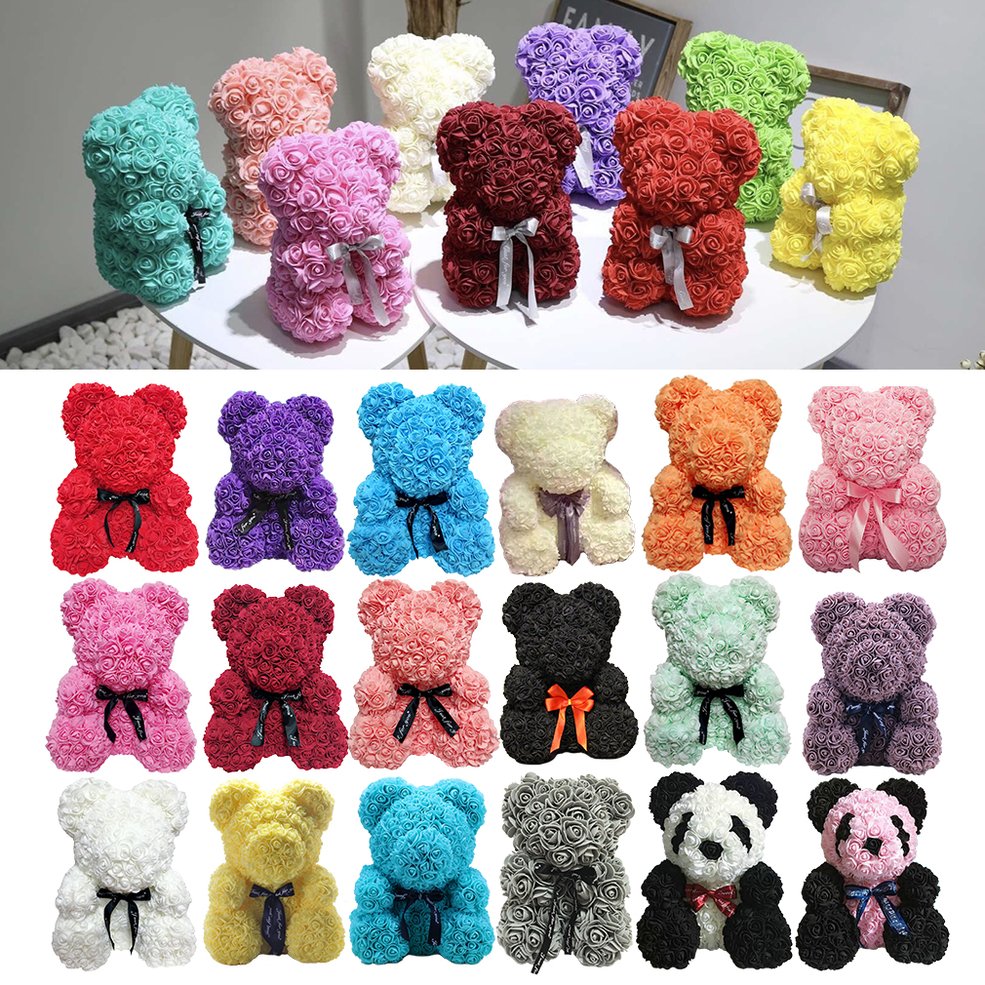 Foto 4 pulgar | Muñeca Eternal Hug Rose Bear Pe, Flor Eterna, Regalo De Cumpleaños - Venta Internacional.