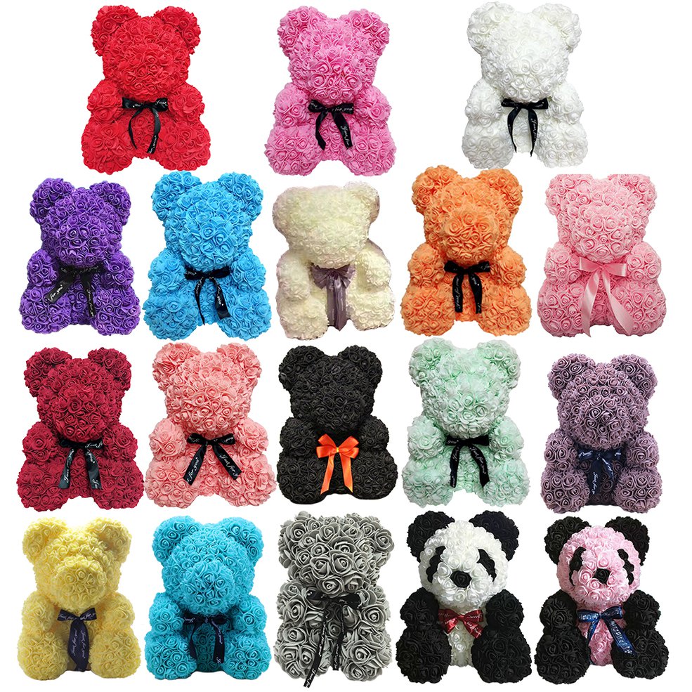 Foto 5 pulgar | Muñeca Eternal Hug Rose Bear Pe, Flor Eterna, Regalo De Cumpleaños - Venta Internacional.