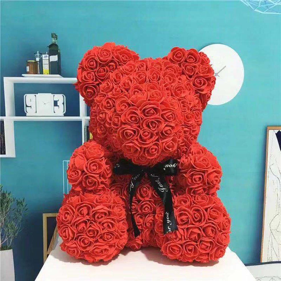 Foto 6 pulgar | Muñeca Eternal Hug Rose Bear Pe, Flor Eterna, Regalo De Cumpleaños - Venta Internacional.