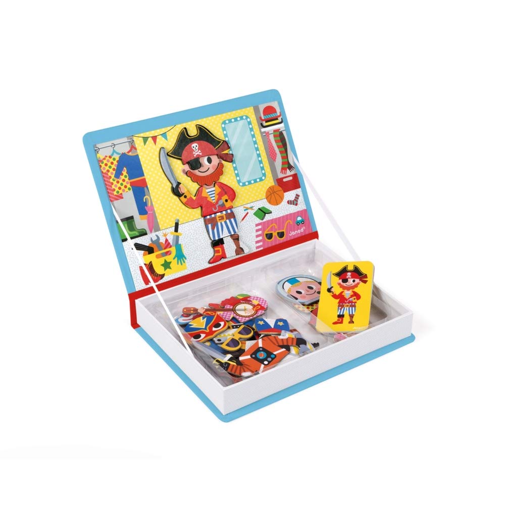 Foto 2 | Juego De Disfraces Magnéticos Para Niños Janod Magnetibook, 45 Unidades - Venta Internacional.