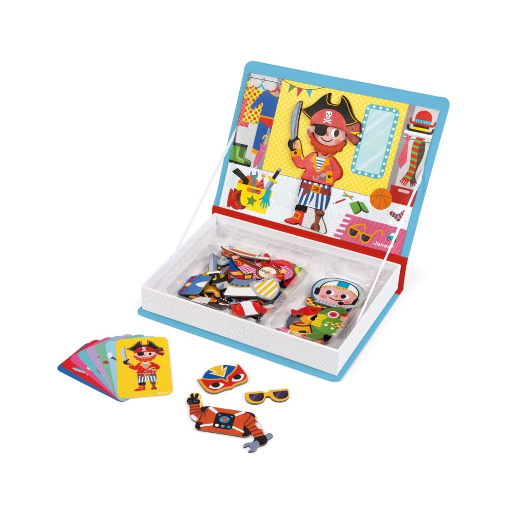 Foto 4 | Juego De Disfraces Magnéticos Para Niños Janod Magnetibook, 45 Unidades - Venta Internacional.