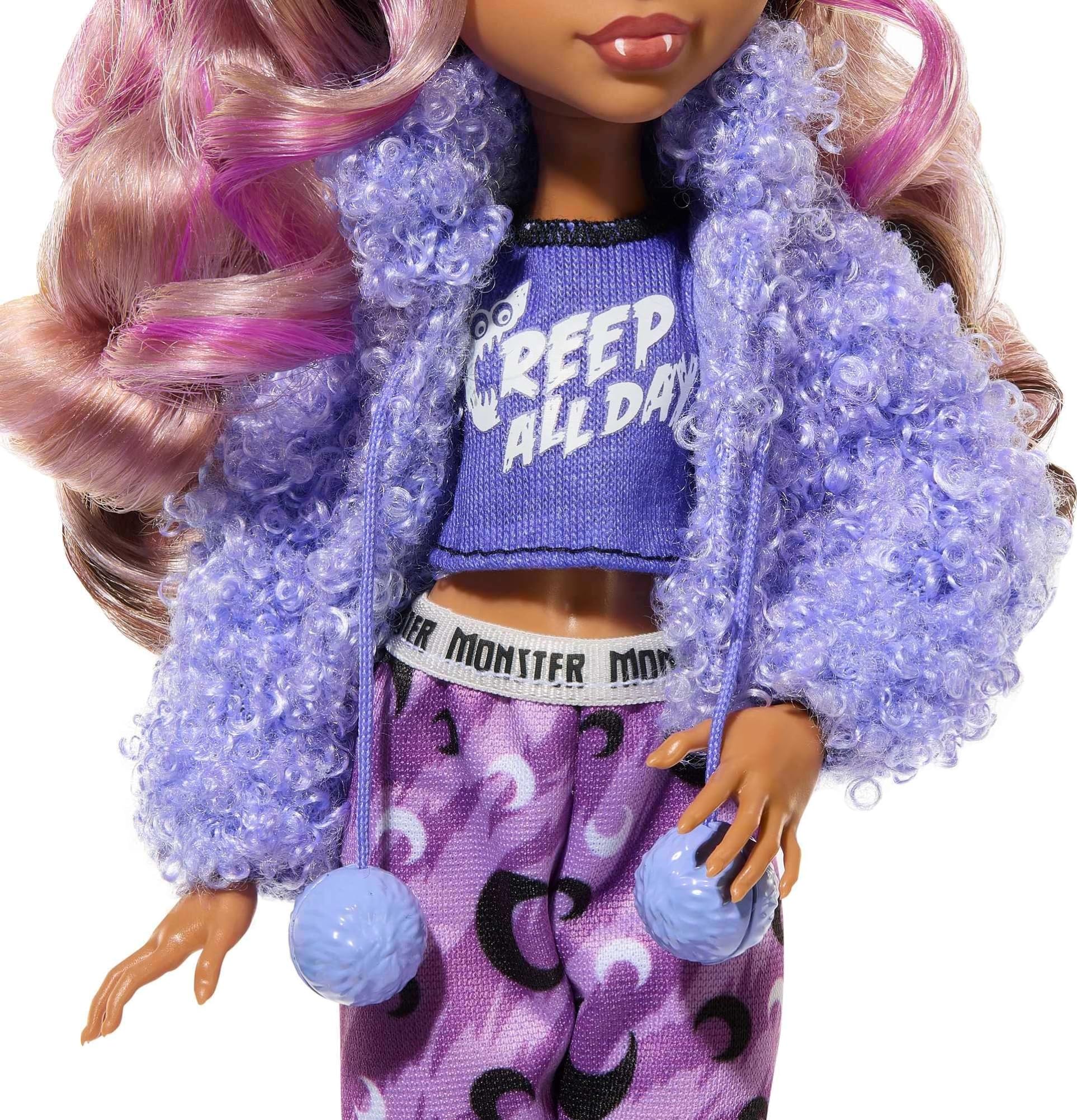 Foto 5 pulgar | Muñeca Clawdeen Wolf Monster High con Accesorios para Pijamas - Venta Internacional