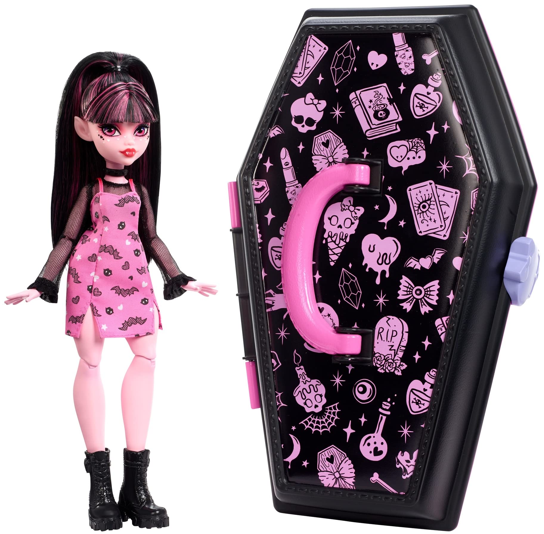 Foto 2 pulgar | Organizador Playset Monster High Draculaura con Accesorios - Venta Internacional