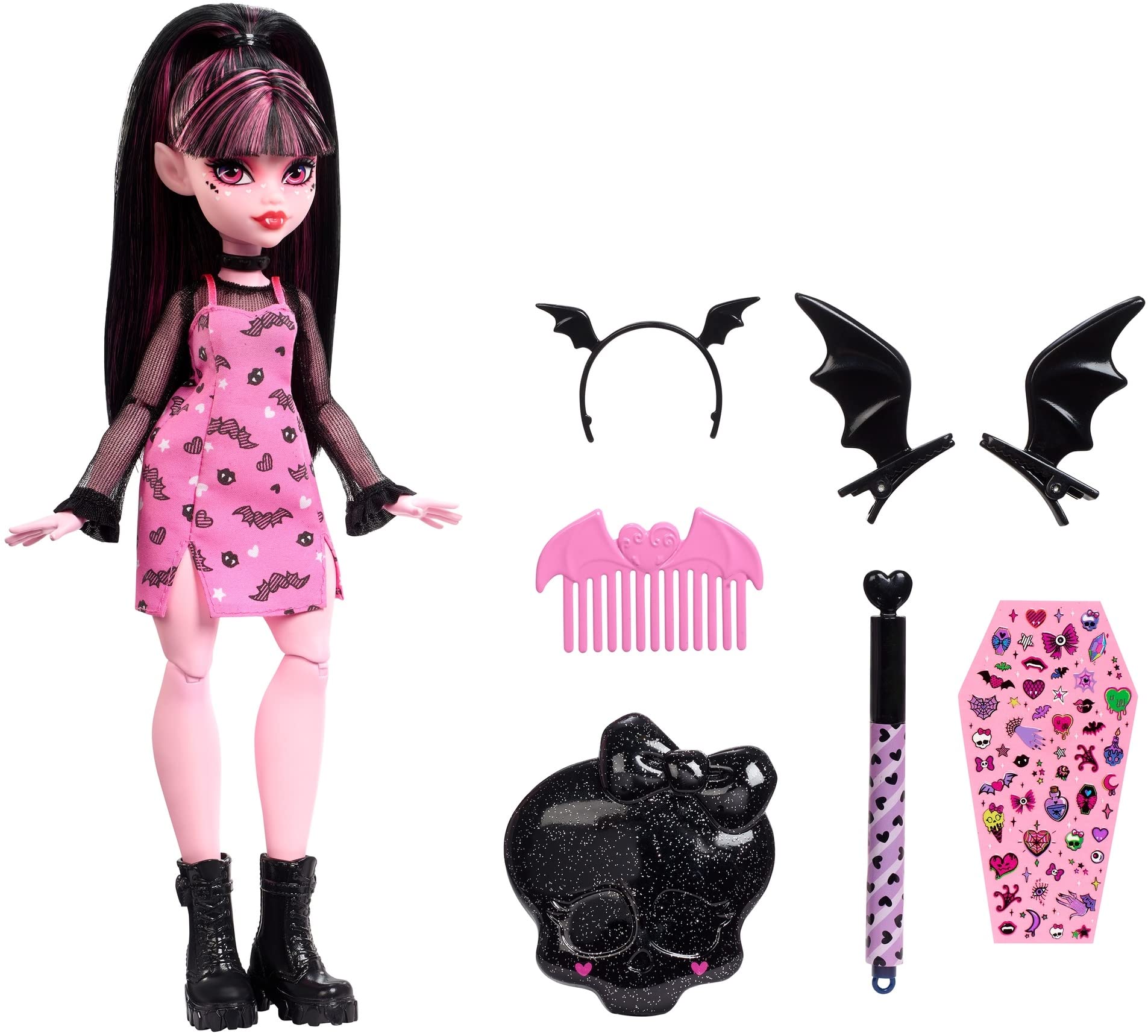 Foto 6 pulgar | Organizador Playset Monster High Draculaura con Accesorios - Venta Internacional
