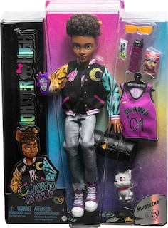 Foto 6 | Doll Monster High Clawd Wolf con Mascota - Venta Internacional