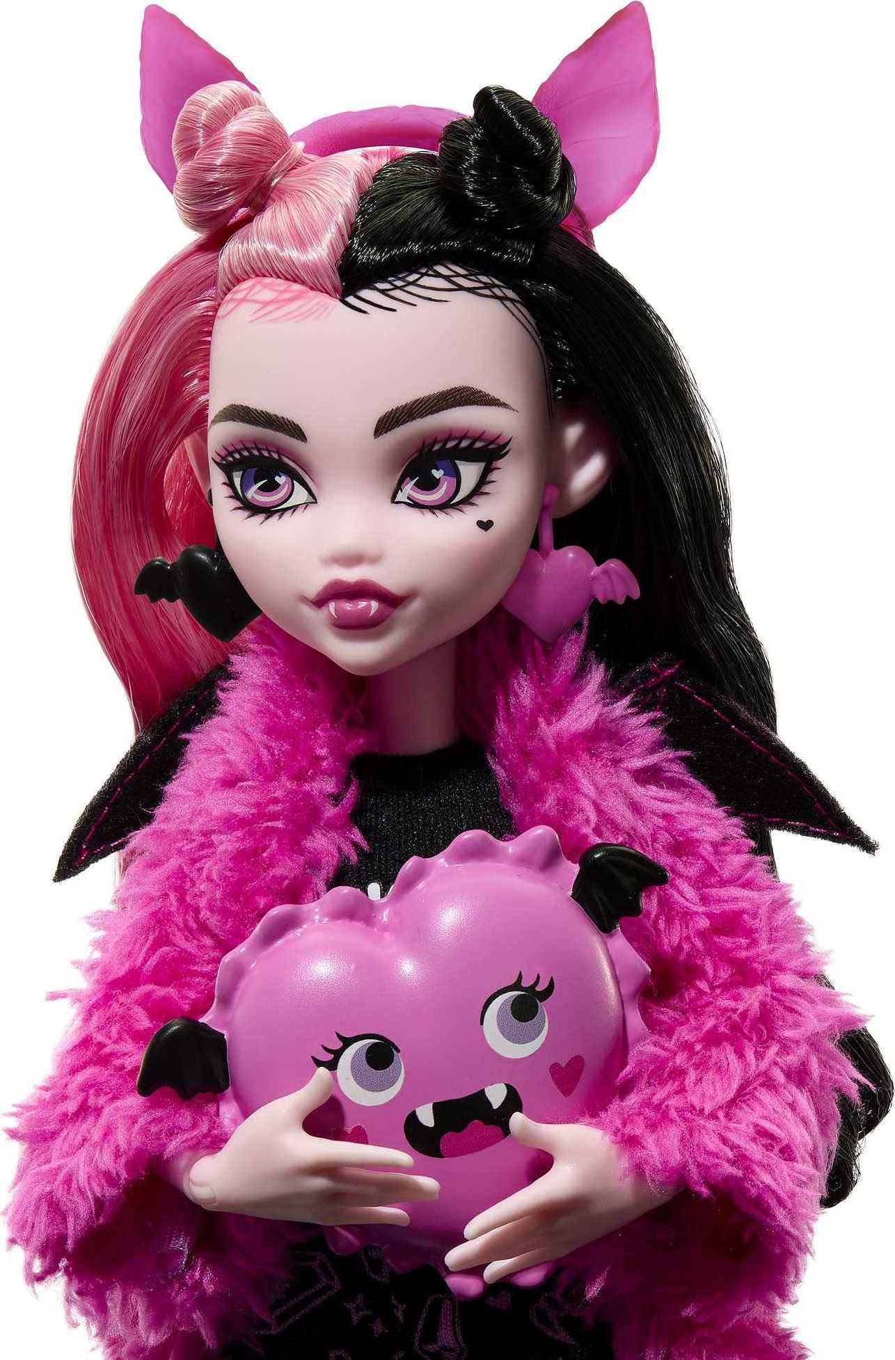Foto 3 | Muñeca Monster High Draculaura con Accesorios para Pijamas - Venta Internacional