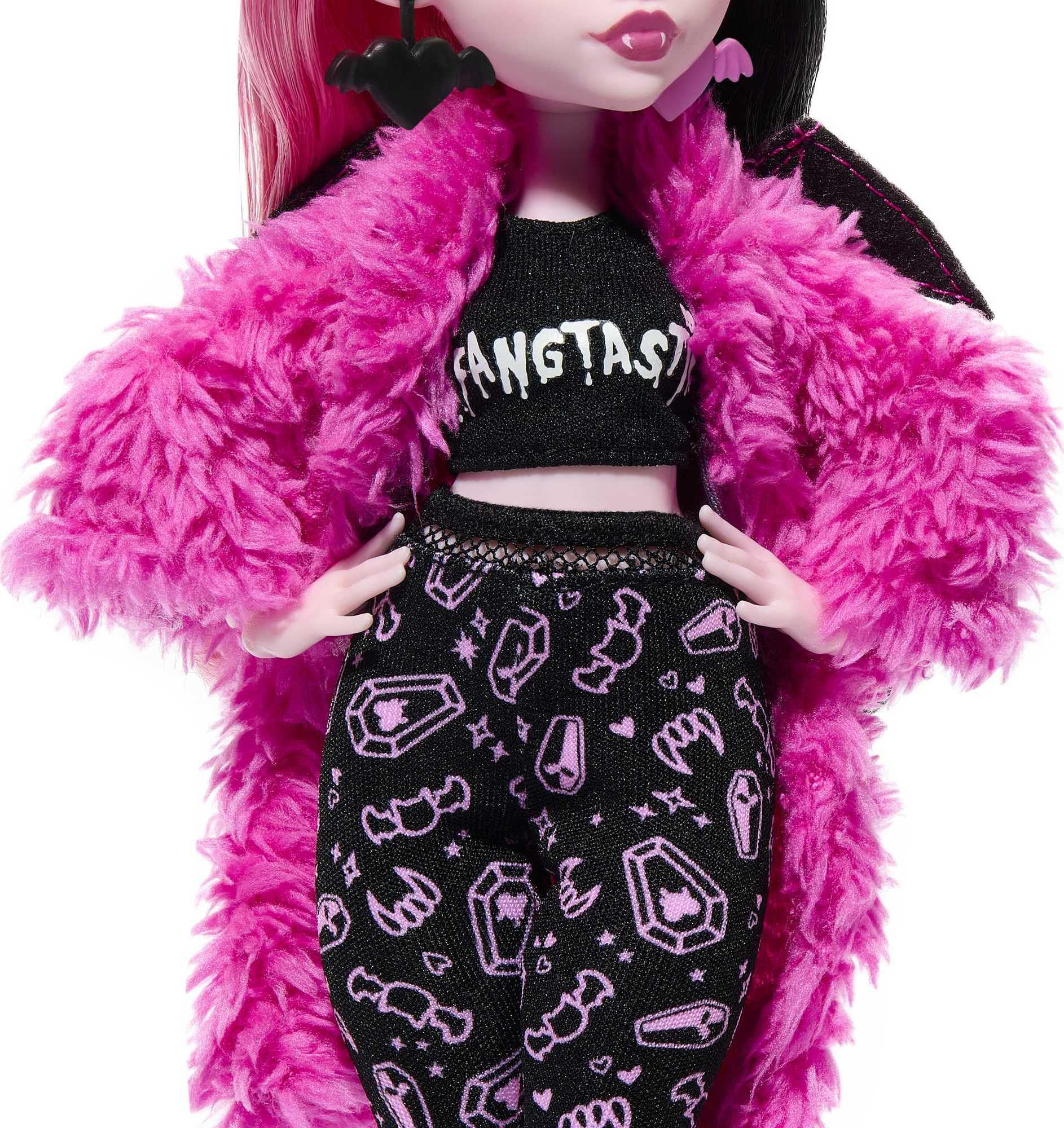 Foto 4 | Muñeca Monster High Draculaura con Accesorios para Pijamas - Venta Internacional