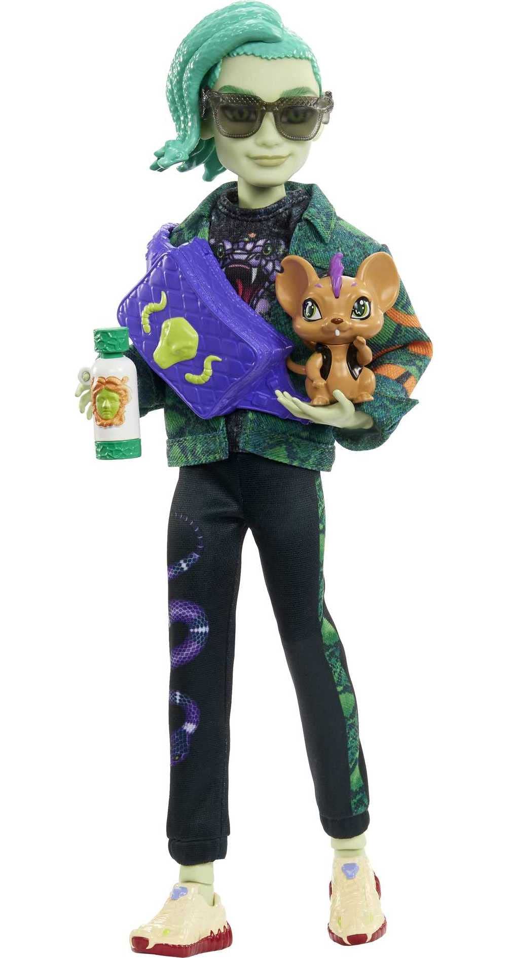 Foto 3 pulgar | Doll Monster High Deuce Gorgon con Mascotas y Accesorios - Venta Internacional
