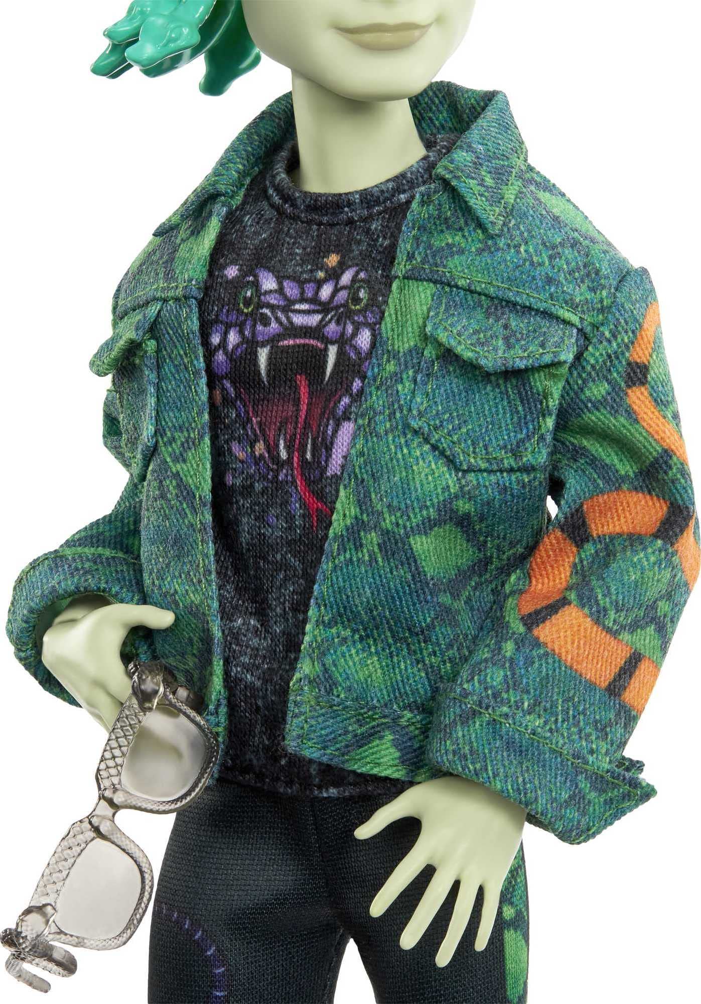 Foto 5 pulgar | Doll Monster High Deuce Gorgon con Mascotas y Accesorios - Venta Internacional