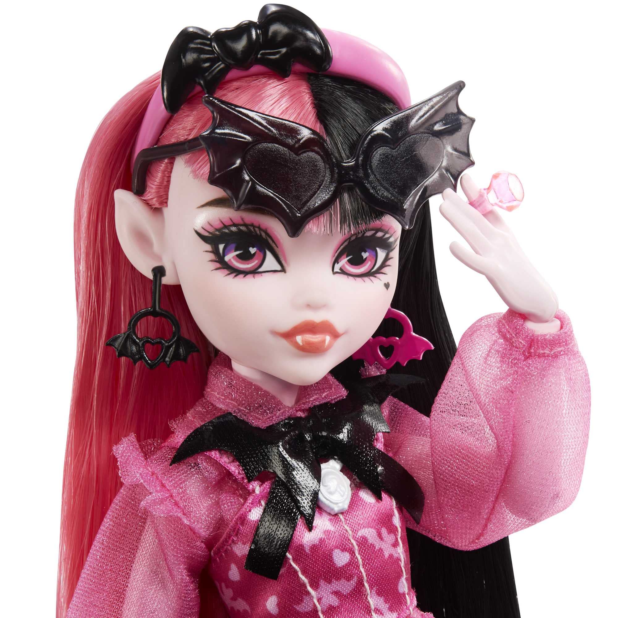 Foto 5 pulgar | Muñeca Draculaura De Monster High con Accesorios y Murciélago para Mascotas - Venta Internacional