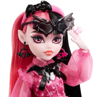 Foto 4 | Muñeca Draculaura De Monster High con Accesorios y Murciélago para Mascotas - Venta Internacional