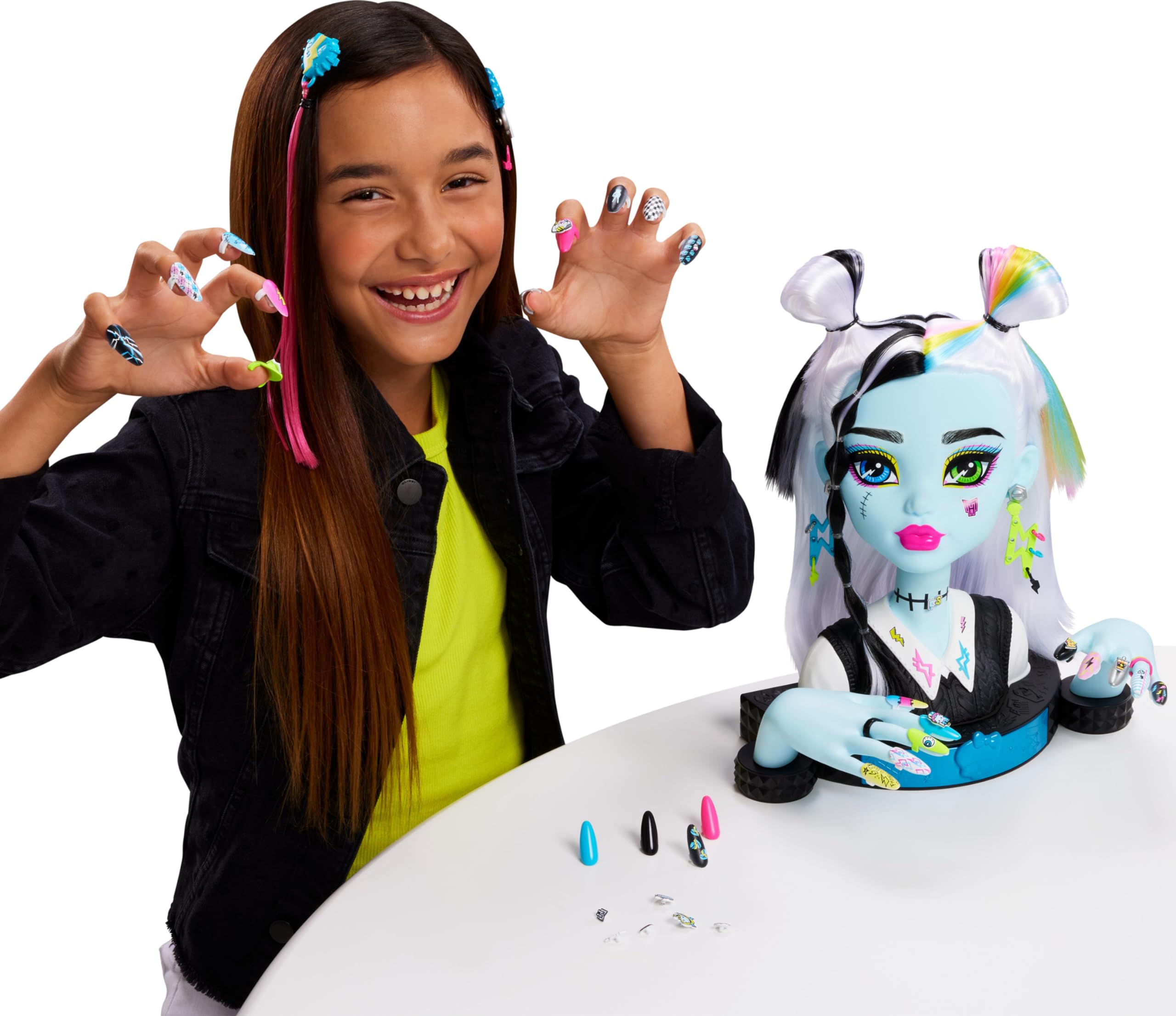 Foto 3 pulgar | Styling Head Monster High Frankie Stein con Más de 65 Accesorios - Venta Internacional