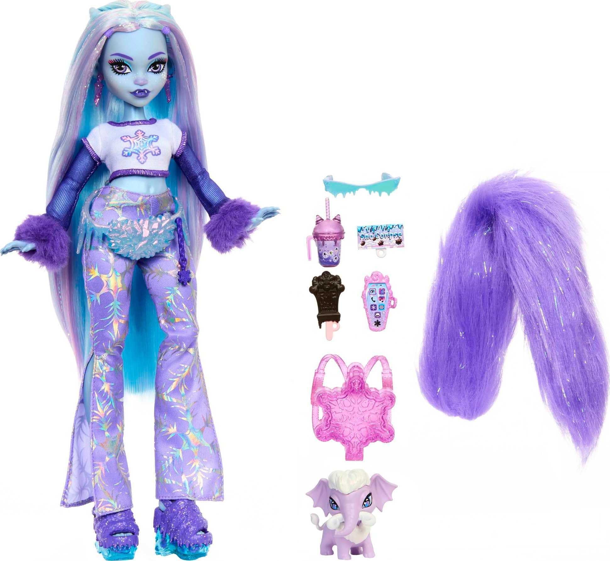 Muñeca Moderna De Monster High Abbey Bominable Yeti Con Mascota - Venta Internacional $649