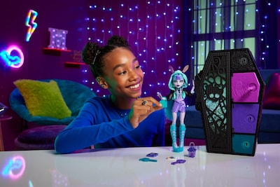 Foto 2 | Set De Moda Monster High Doll Twyla Con Más De 19 Sorpresas - Venta Internacional