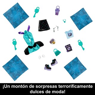 Foto 4 | Set De Moda Monster High Doll Twyla Con Más De 19 Sorpresas - Venta Internacional