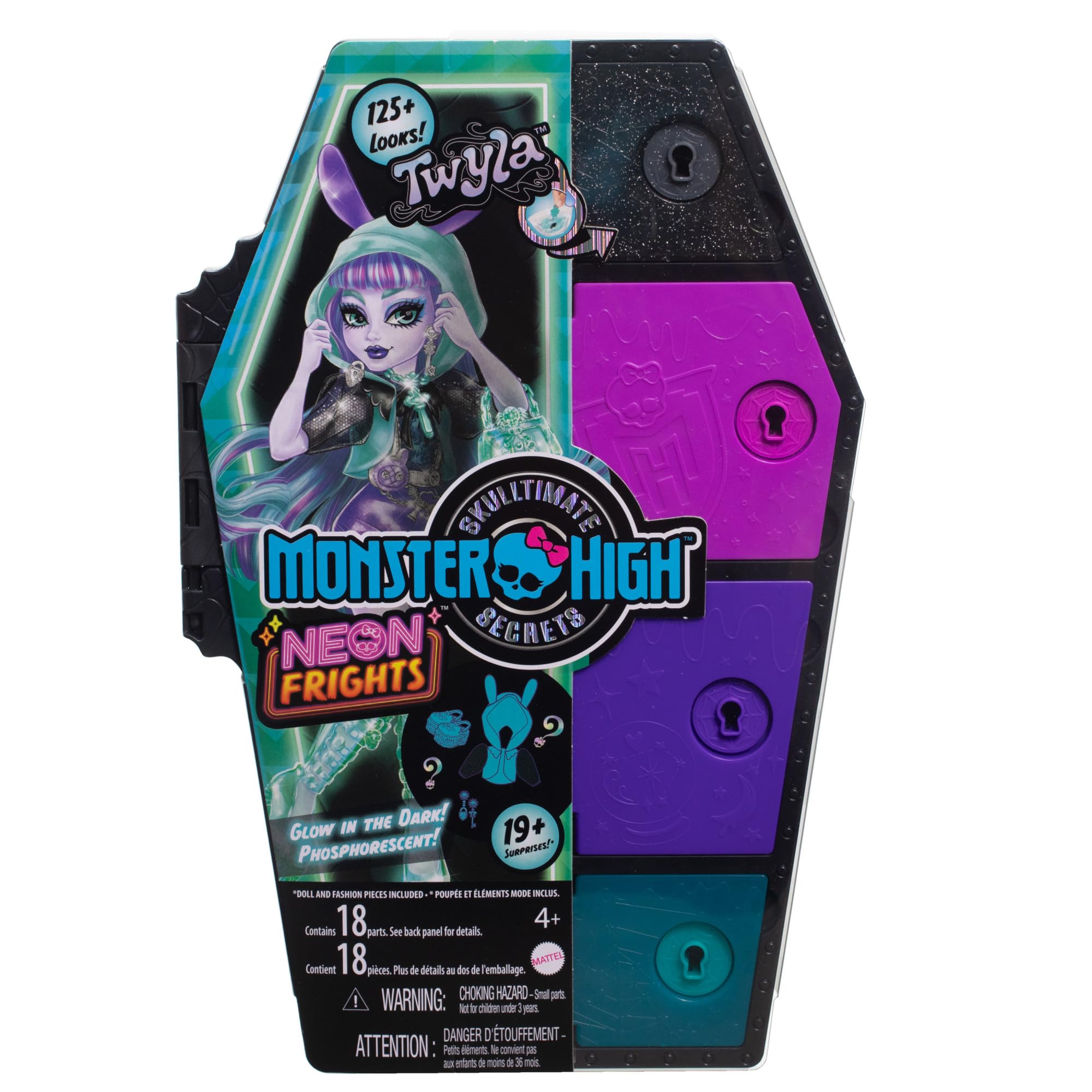 Foto 7 pulgar | Set De Moda Monster High Doll Twyla Con Más De 19 Sorpresas - Venta Internacional