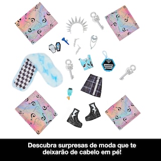 Foto 3 | Muñeca De Moda Monster High Frankie Stein Con Conjunto De Moda - Venta Internacional