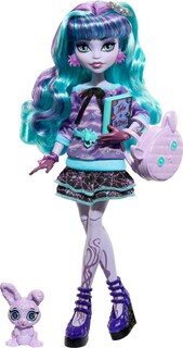 Foto 1 | Fiesta Twyla Creepover De Doll Monster High Con Pet Bunny Dustin - Venta Internacional