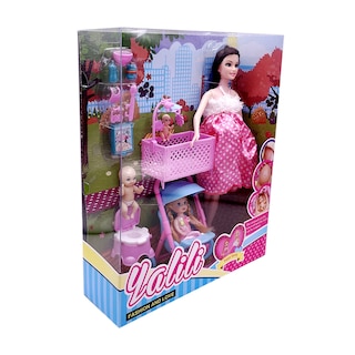 Foto 1 | Cochecito Para Muñecas Embarazadas, Cuna Y Accesorios Para Cubiertos 11. - Venta Internacional.