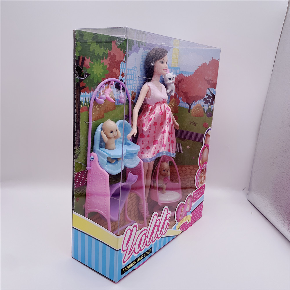 Foto 3 | Cochecito Para Muñecas Embarazadas, Cuna Y Accesorios Para Cubiertos 11. - Venta Internacional.