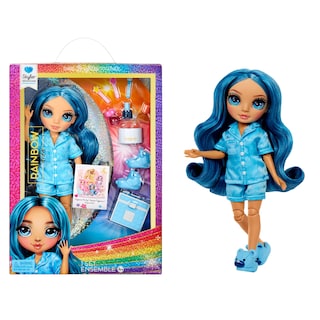 Foto 1 | Muñeca de Moda Rainbow High Jr High Pj Party Skyler Blue 9 - Venta Internacional