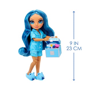 Foto 3 | Muñeca de Moda Rainbow High Jr High Pj Party Skyler Blue 9 - Venta Internacional